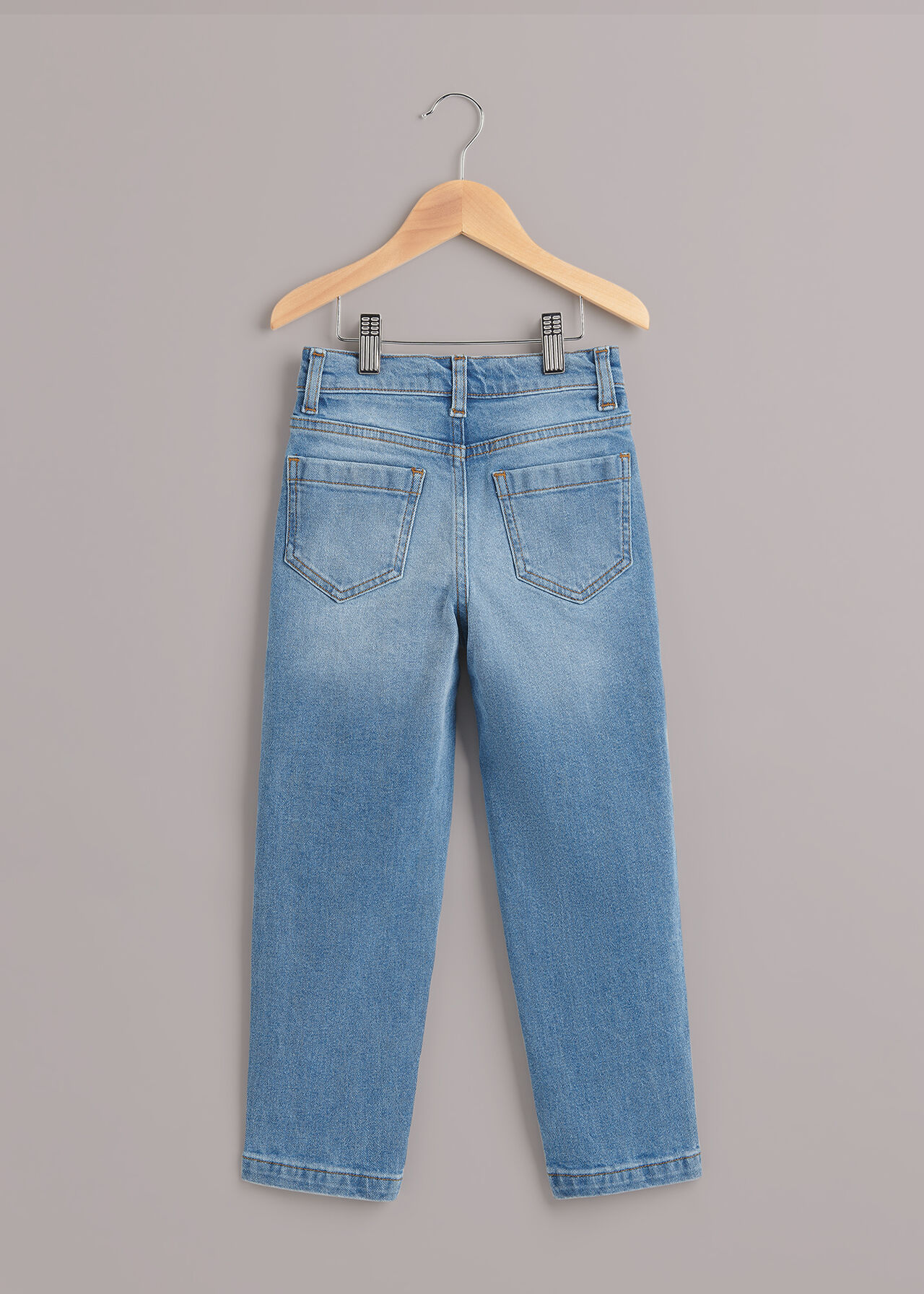 Stretch Barrel Leg Jean