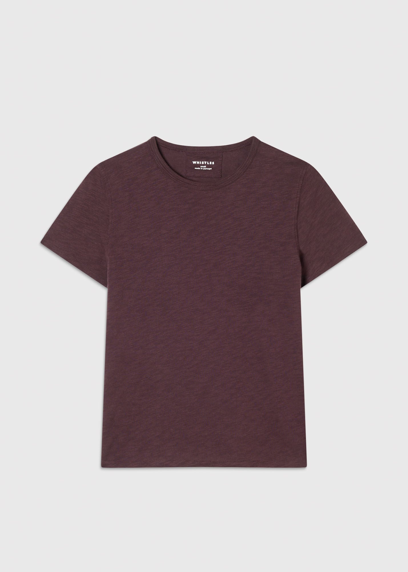ワンピース Two-Tone Ribbon-Trim Tee Plum Posie Double Trim Tee | WHISTLES | Whistles UK |