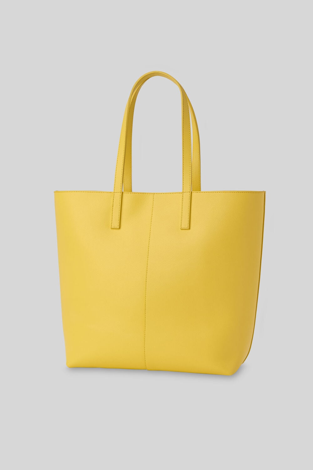 Denmark Unlined Leather Tote Yellow