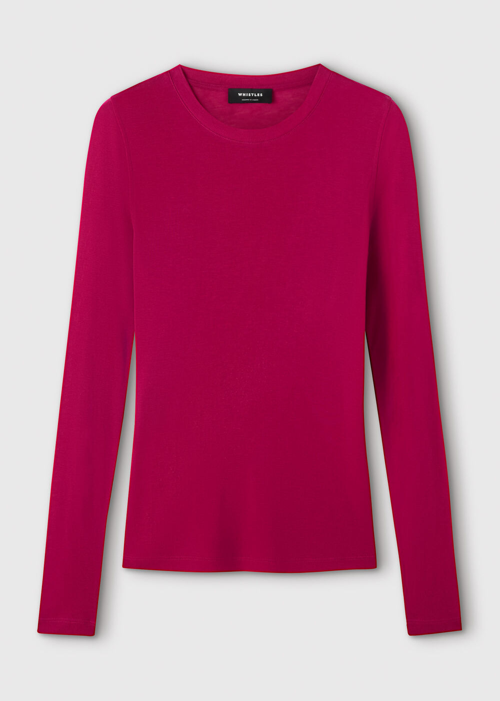 Wool Mix Jersey Crew Neck