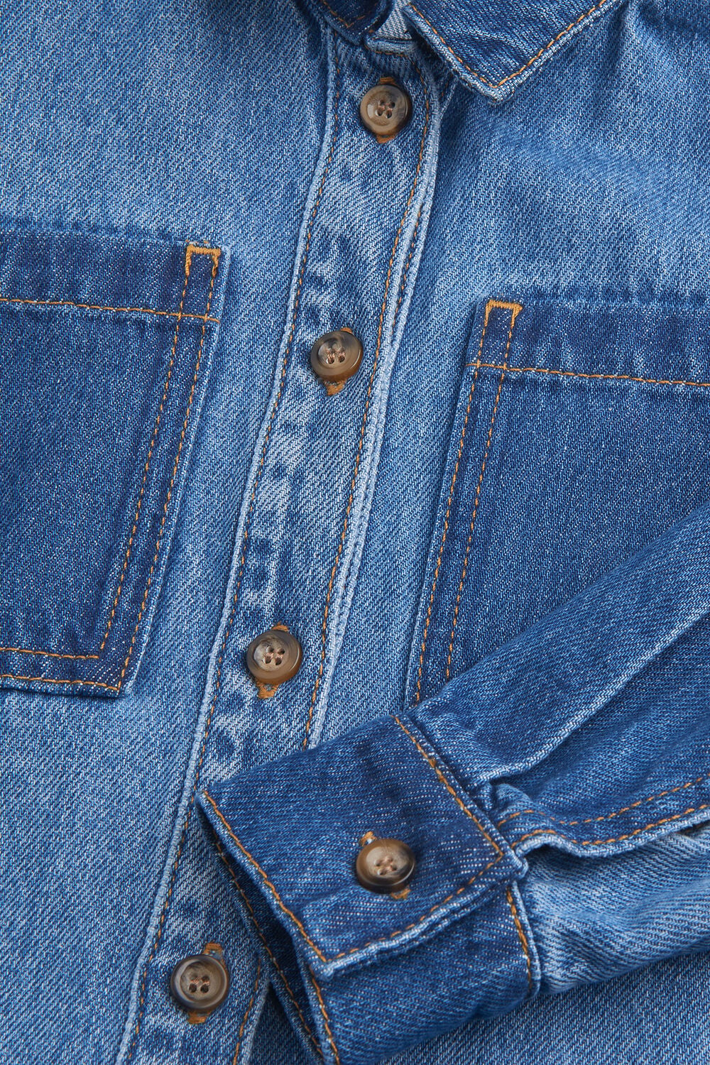 Patchwork Denim Overshirt