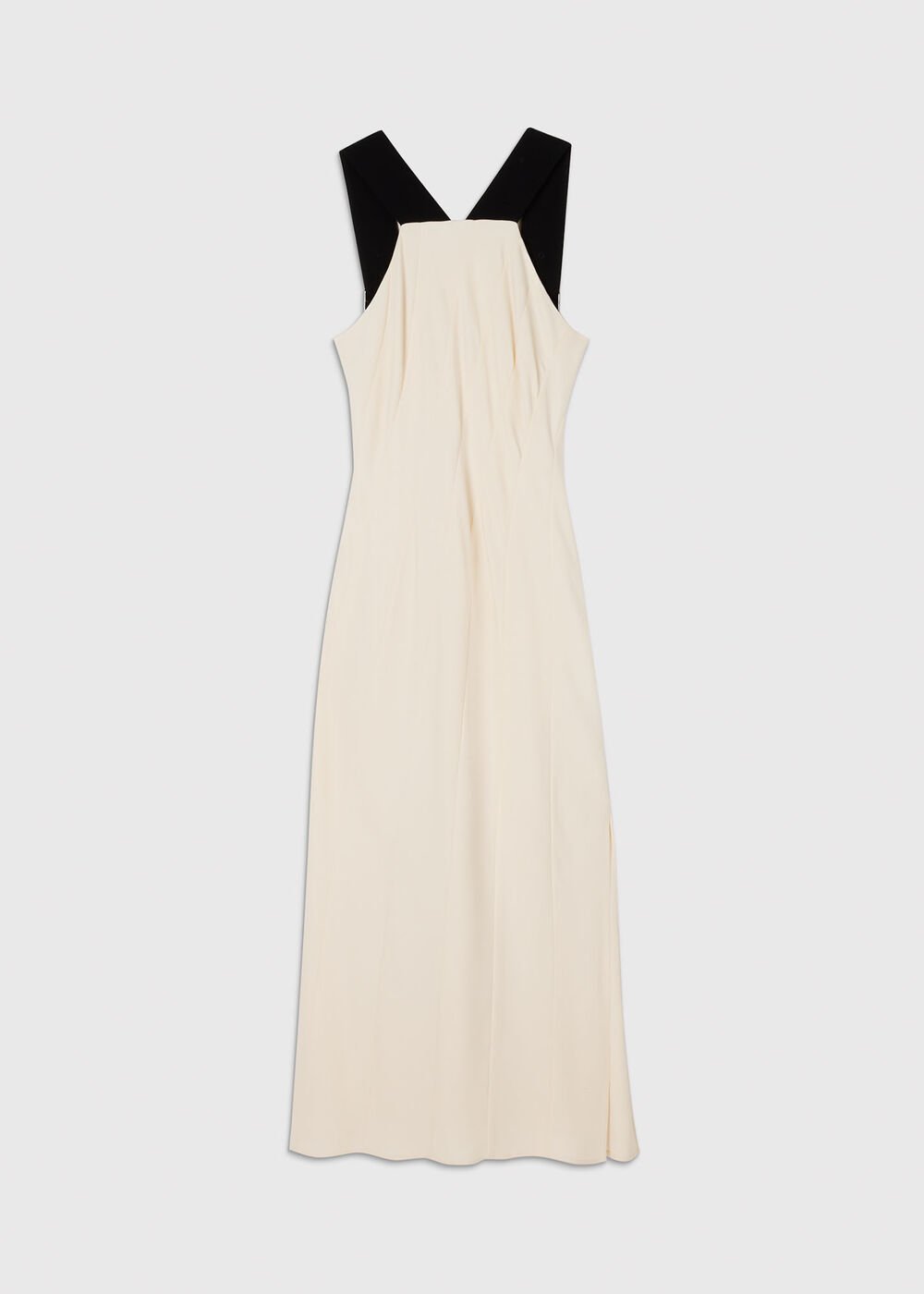 Buckle Detail Midi Dress