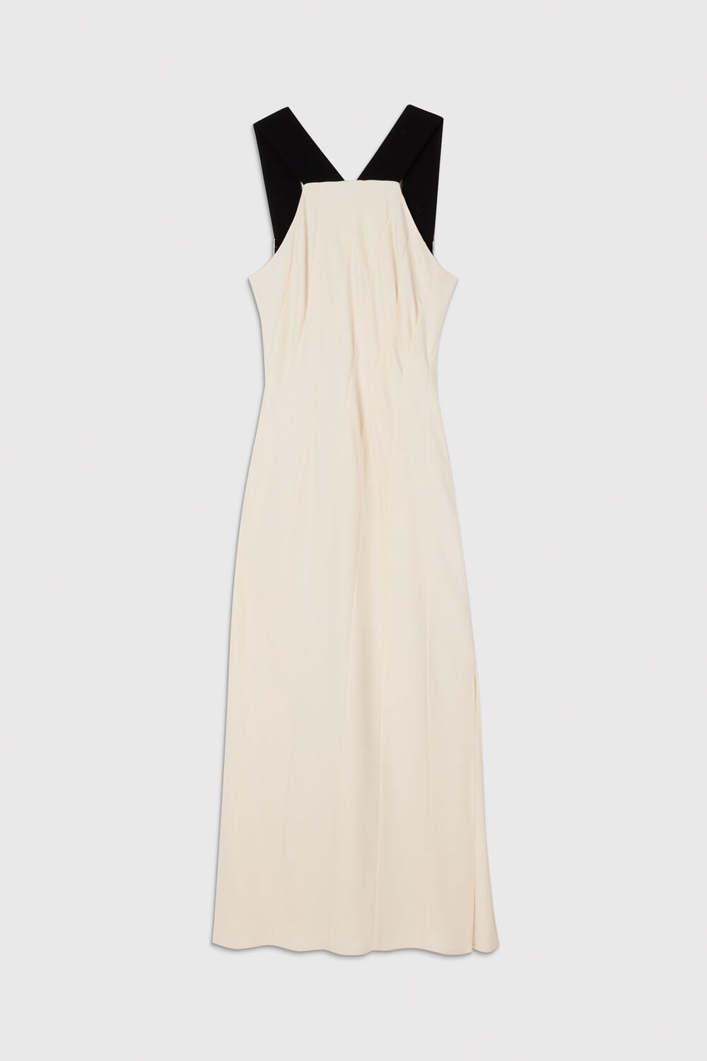 Buckle Detail Midi Dress