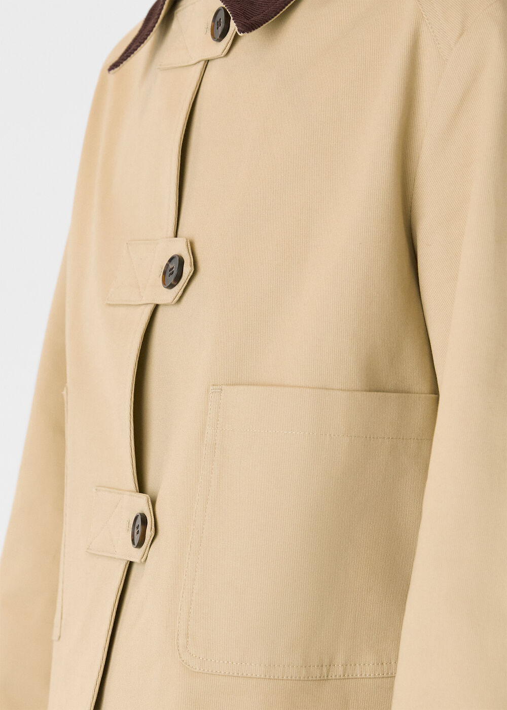 Corduroy Collar Jacket