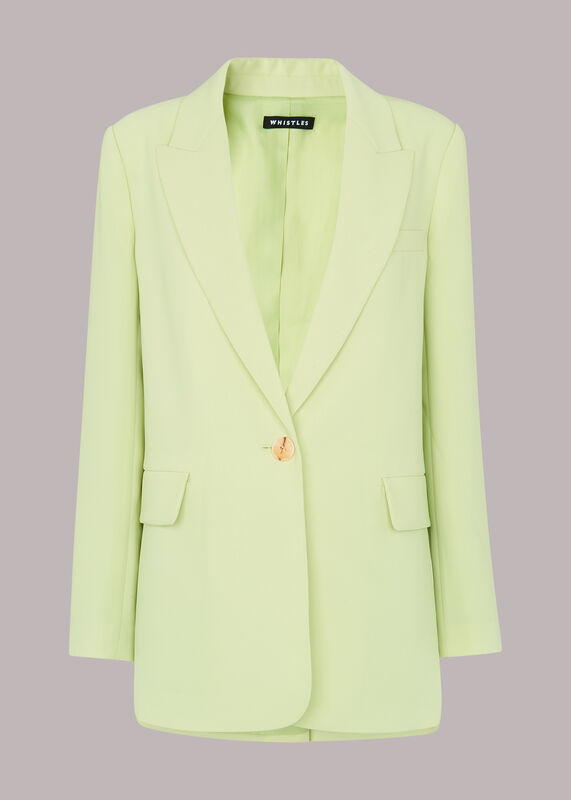 Crepe Boyfriend Blazer