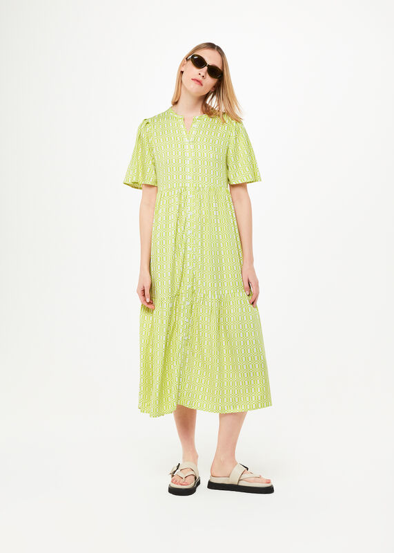 Link Check Trapeze Dress