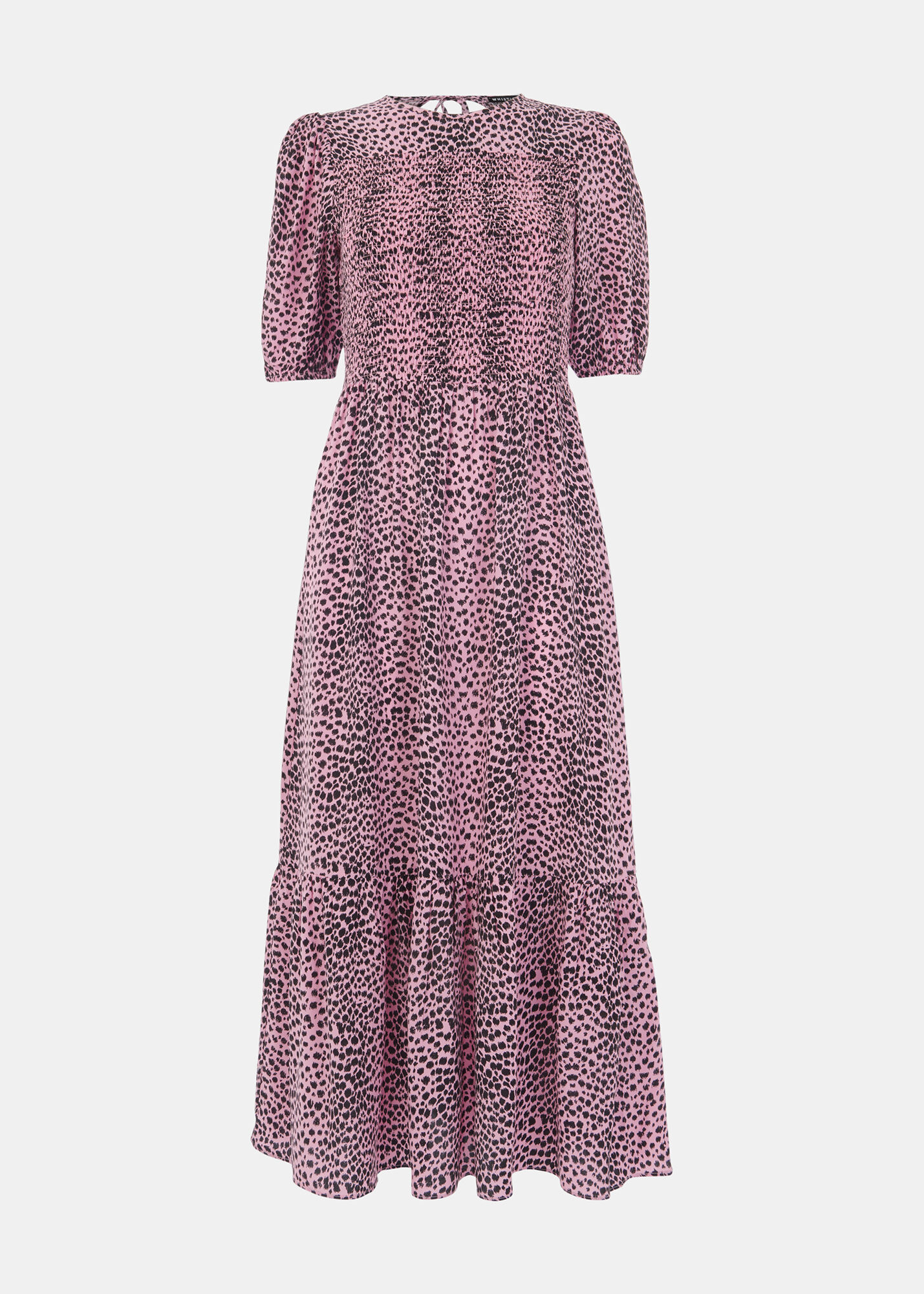 Warehouse fluro leopard print dress cheap
