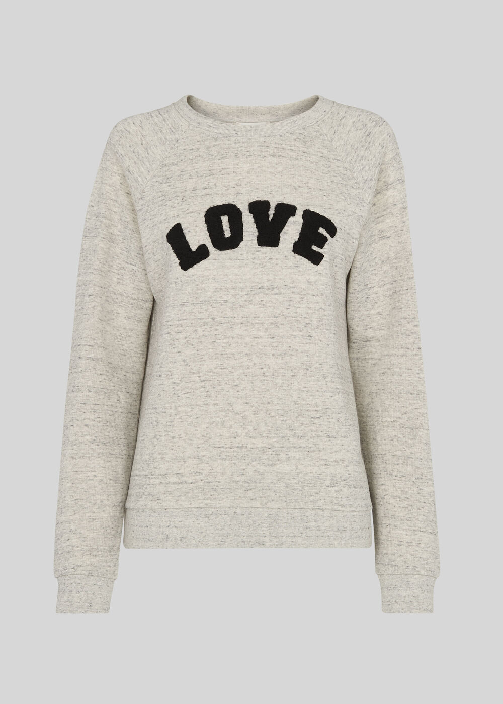 Love Logo Sweatshirt Grey Marl