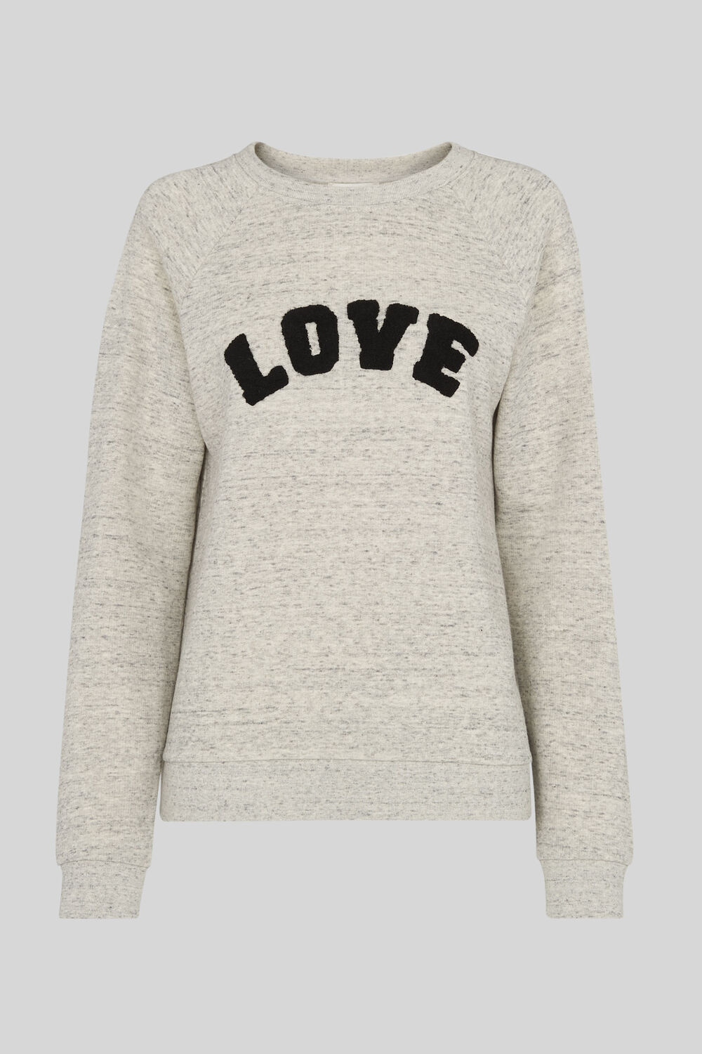 Love Logo Sweatshirt Grey Marl