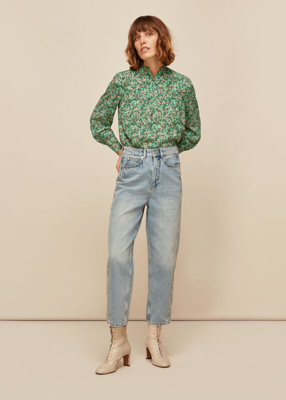 Multicolour Heath Floral Print Top