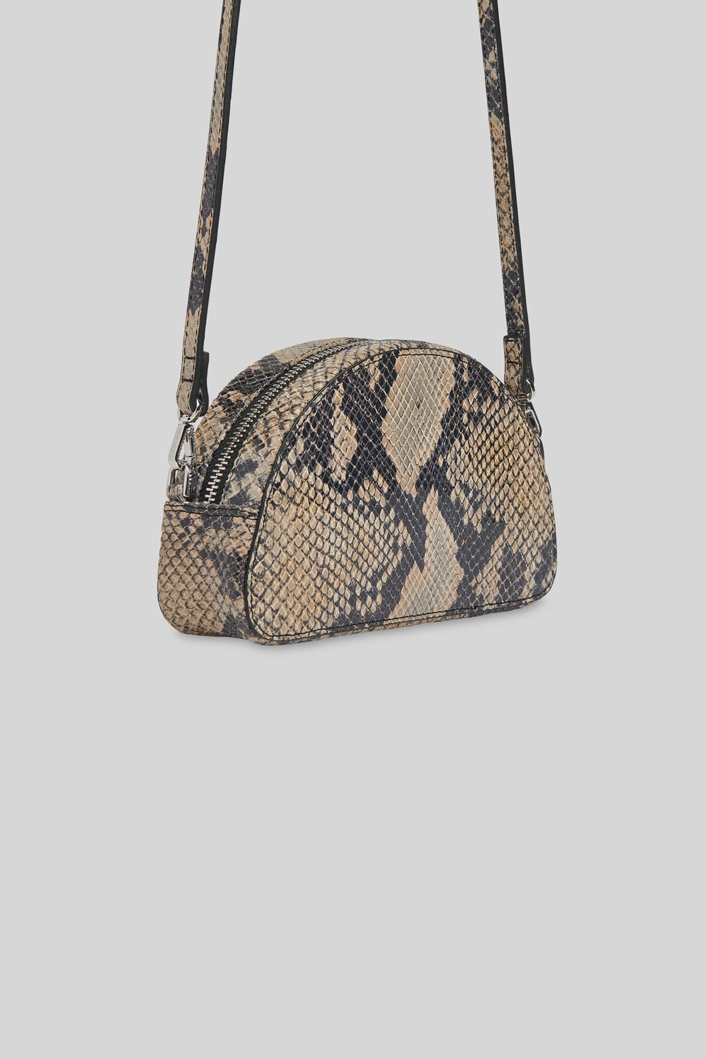Jasmin Snake Half Moon Bag Snake Print