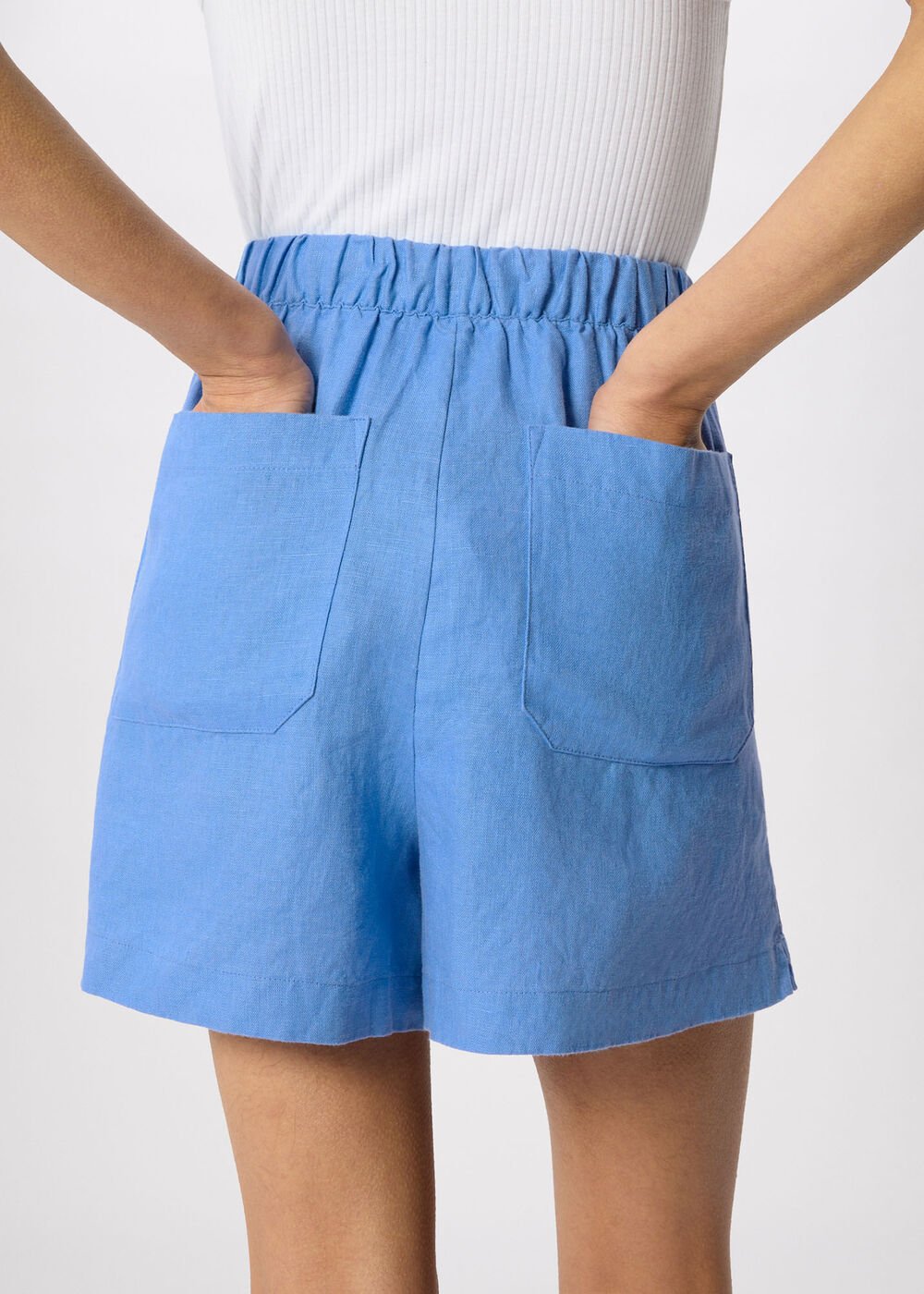 Linen Elasticated Short