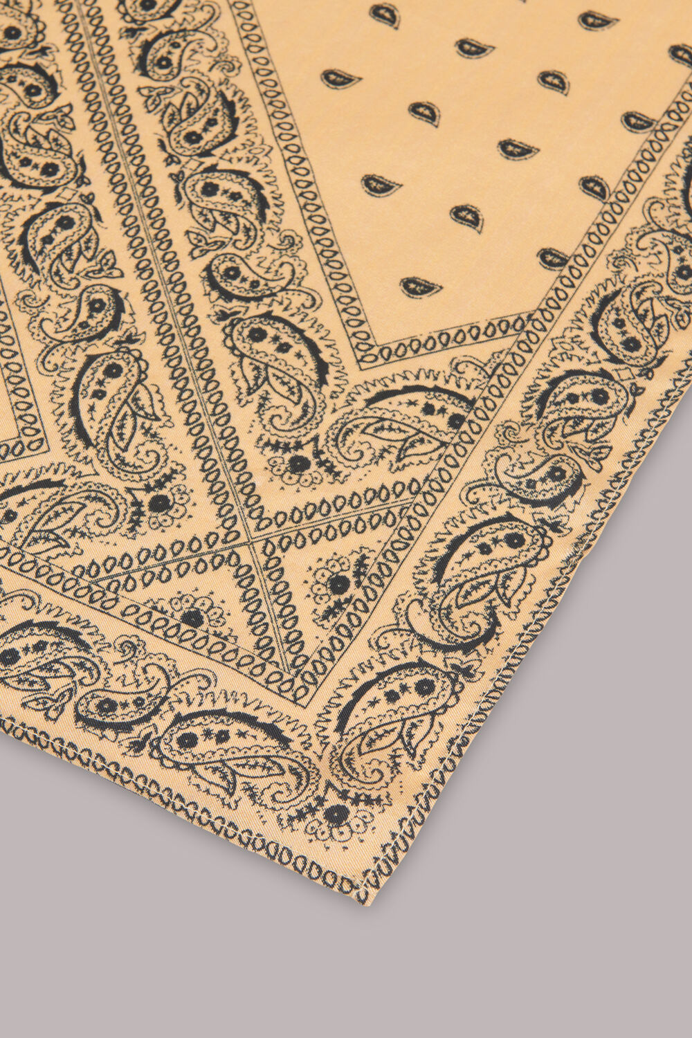 Bandana Print Silk Scarf