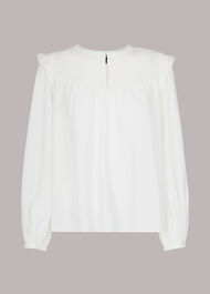 Megan Shirred Detail Top