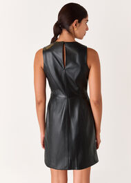 Leather Shift Dress