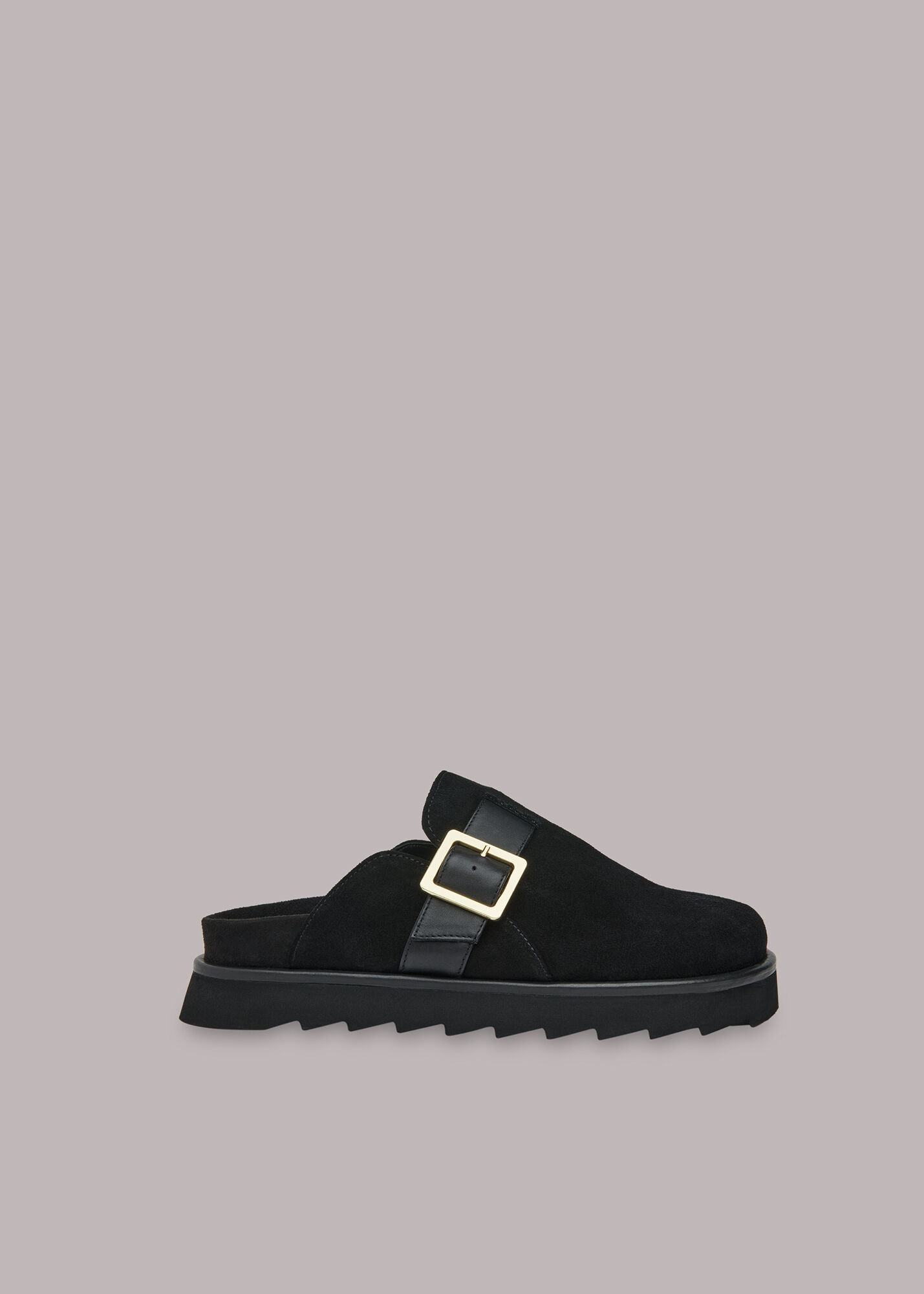Buckle mule sandals top