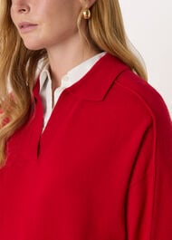 Wool Collar Neck Knit