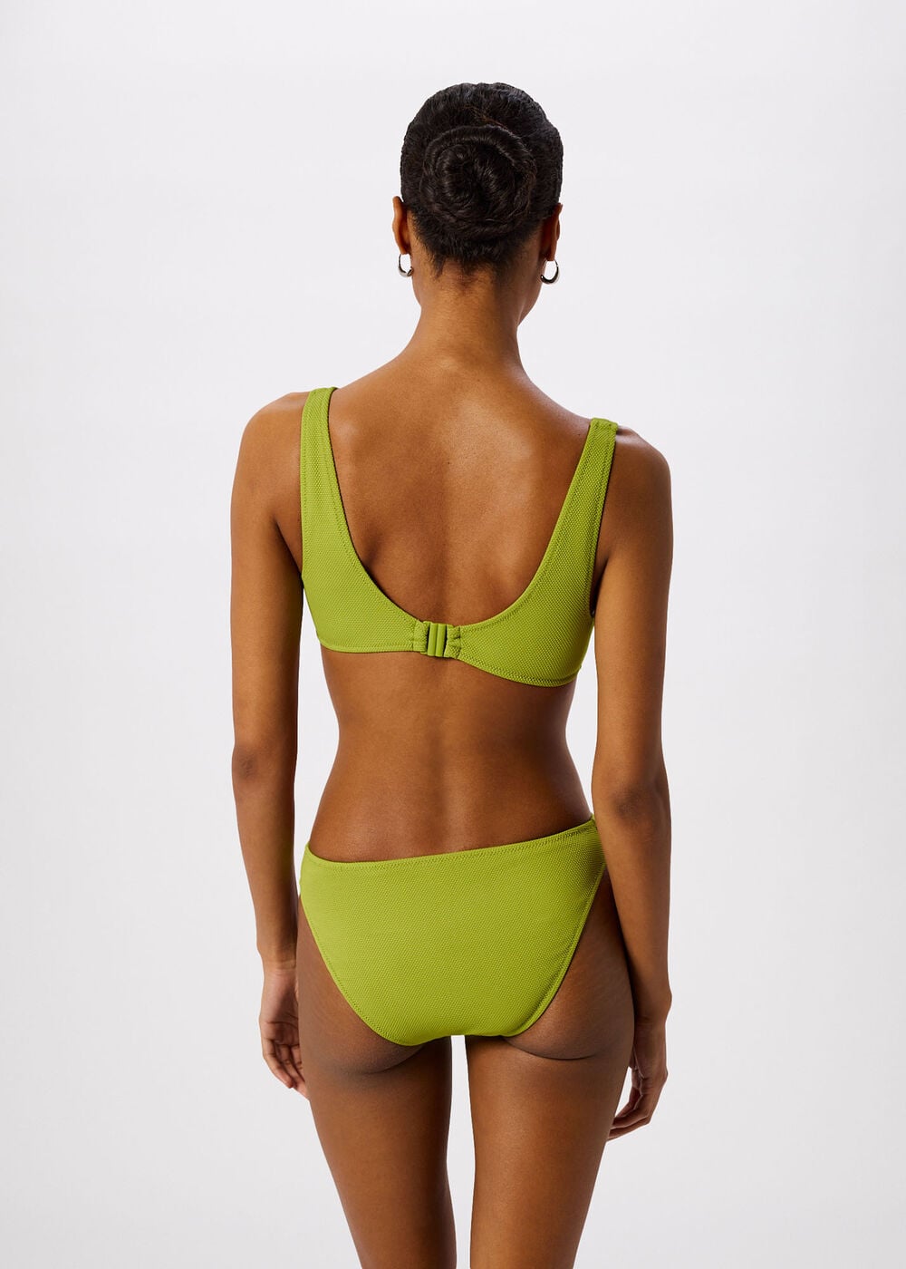 Textured Ring Bikini Top