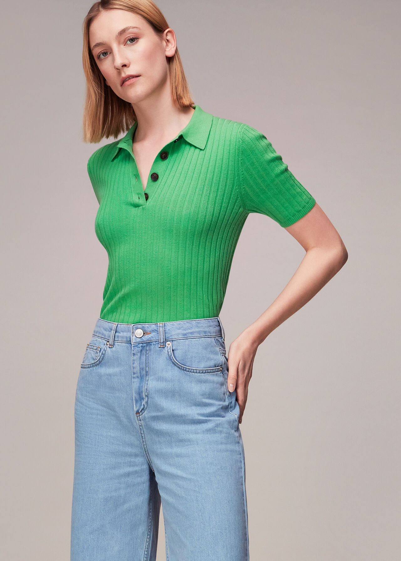 Wide Leg Cropped Jean