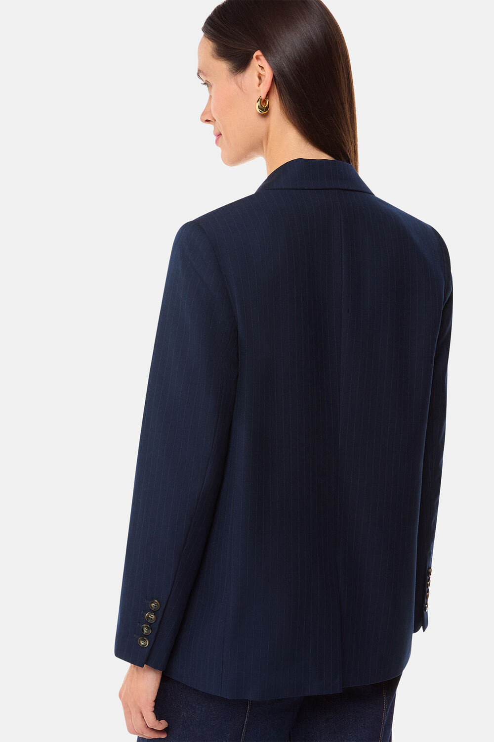 Pinstripe Blazer