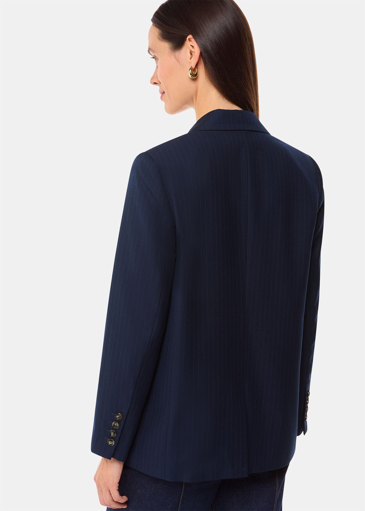 Pinstripe Blazer