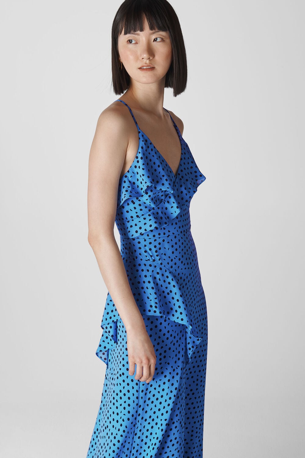 Lunar Spot Maxi Dress Blue/Multi