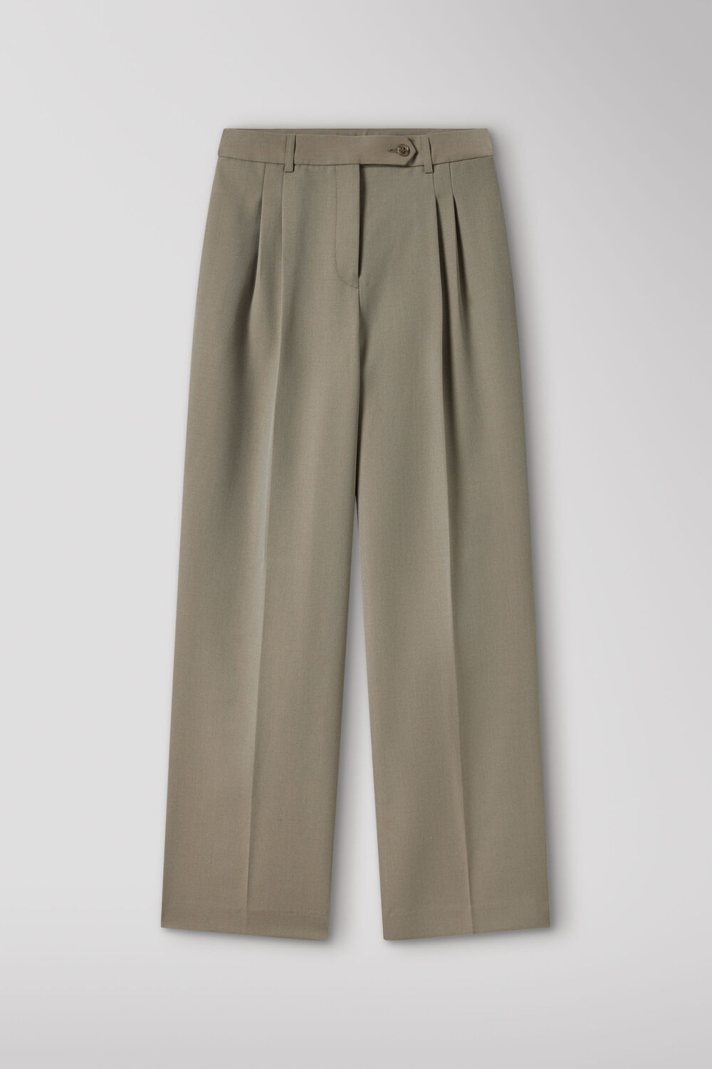 Taupe Straight Leg Trouser