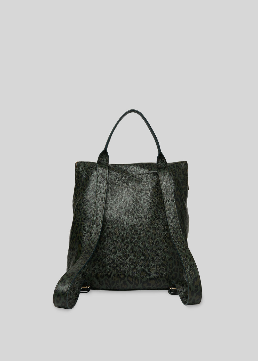 Leopard Verity Backpack Dark Green