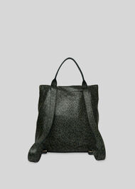 Leopard Verity Backpack Dark Green