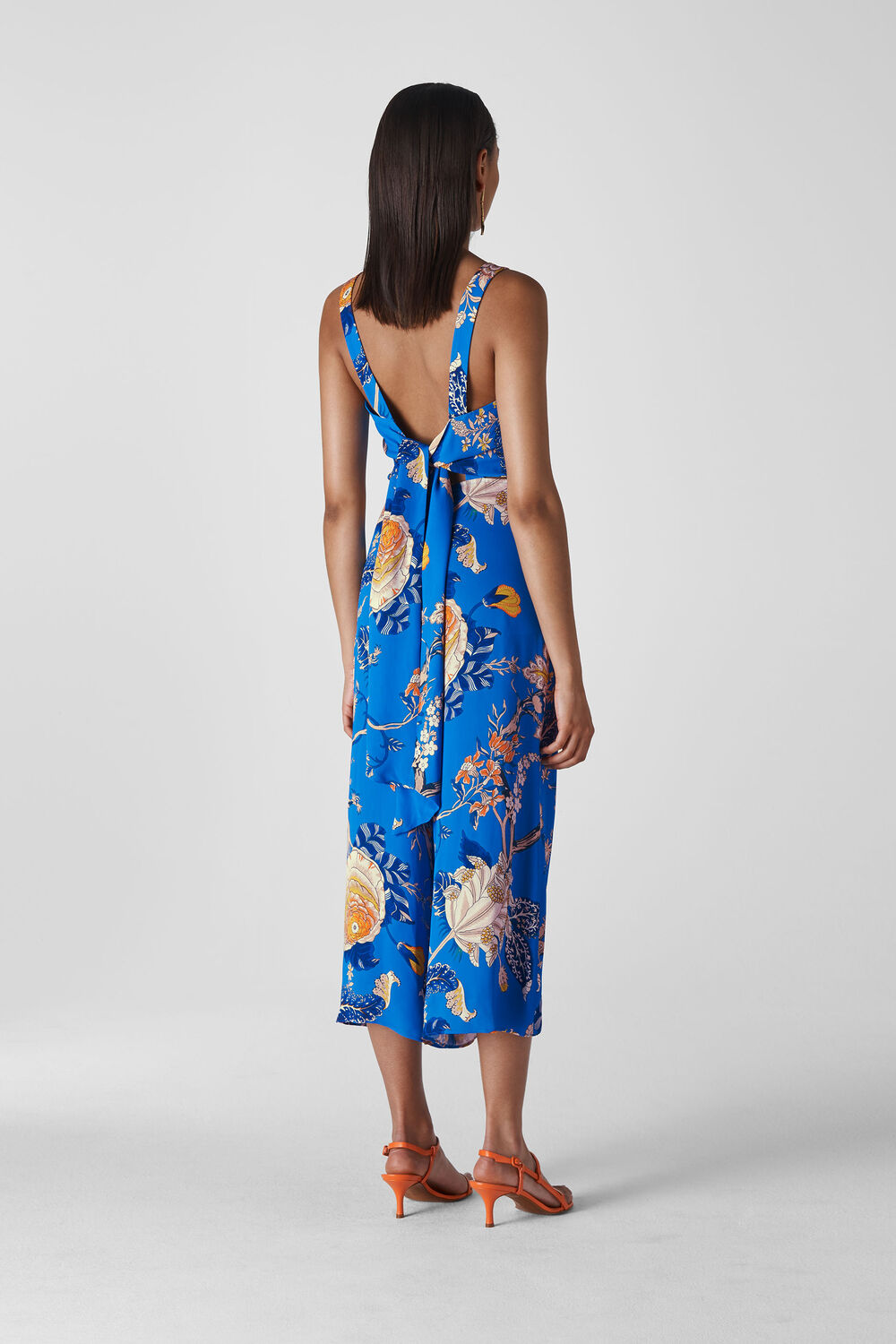 Exotic Floral Jumpsuit Blue/Multi
