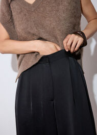 Petite Satin Balloon Trouser