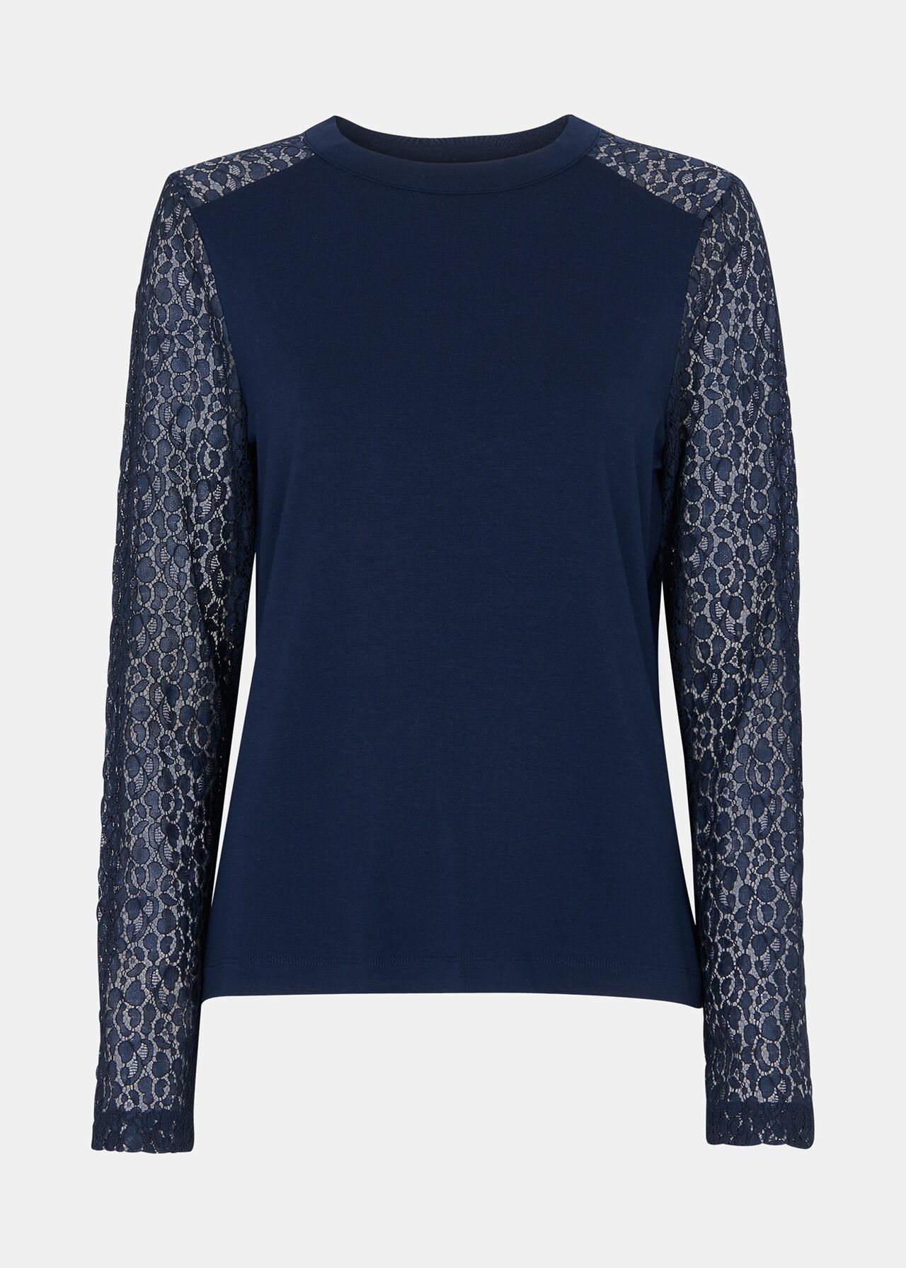Lace Sleeve Detail Top