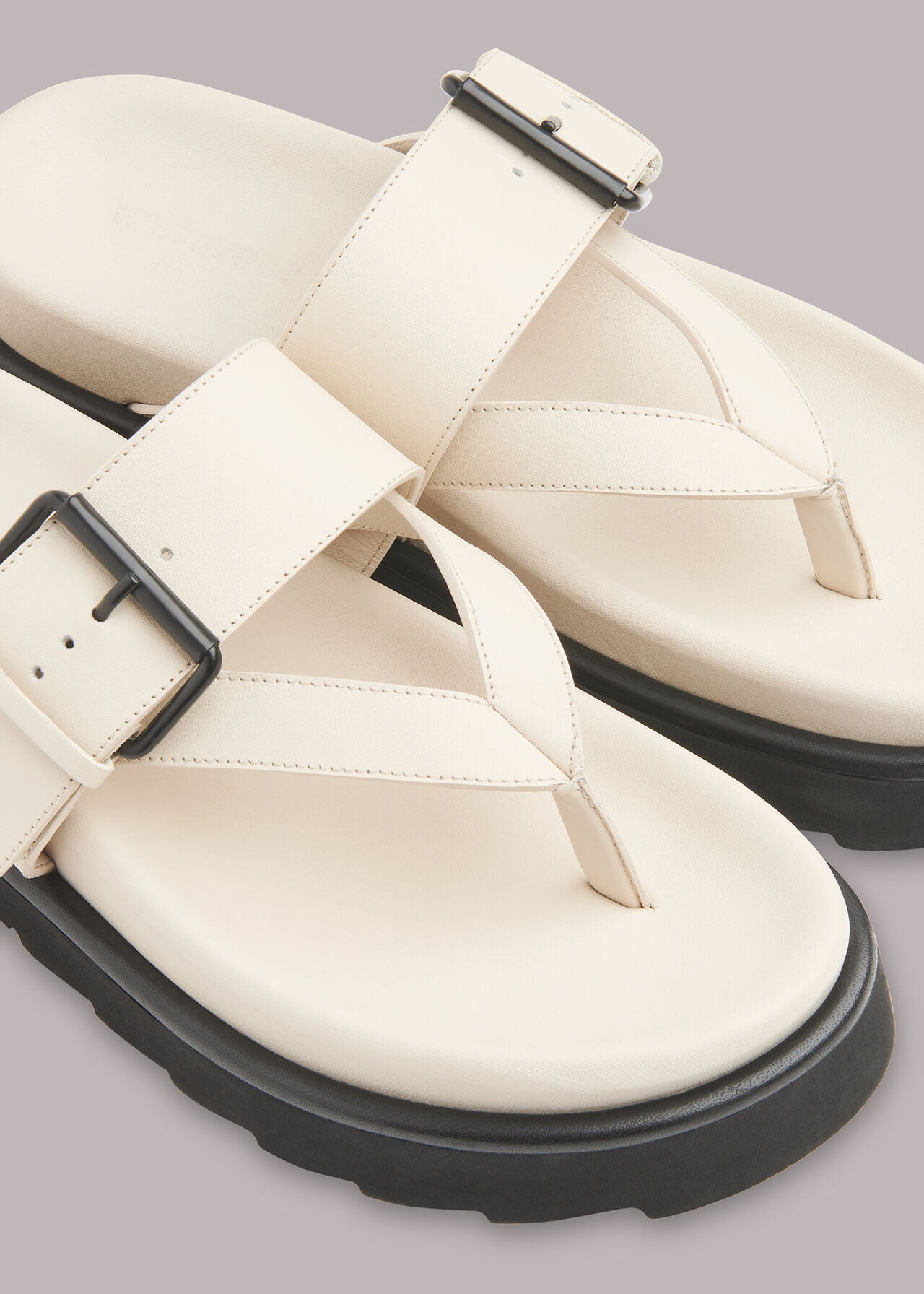 Sutton Toe Post Buckle Sandal