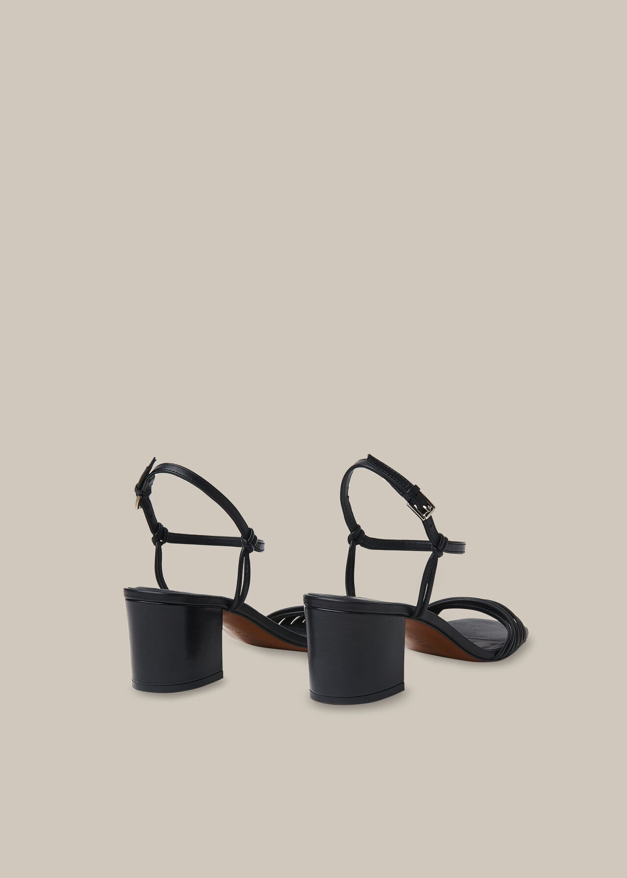 Hana Multi Strap Sandal Black