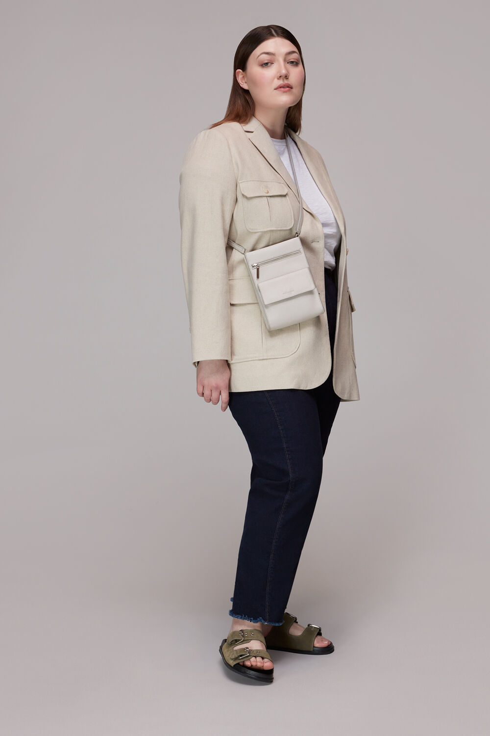 Jade Tailored Linen Blazer