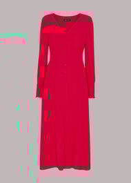 Ilana Shirred Midi Dress