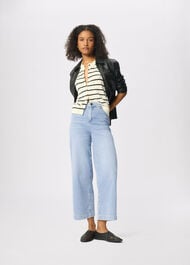 Stretch Straight Ankle Jean