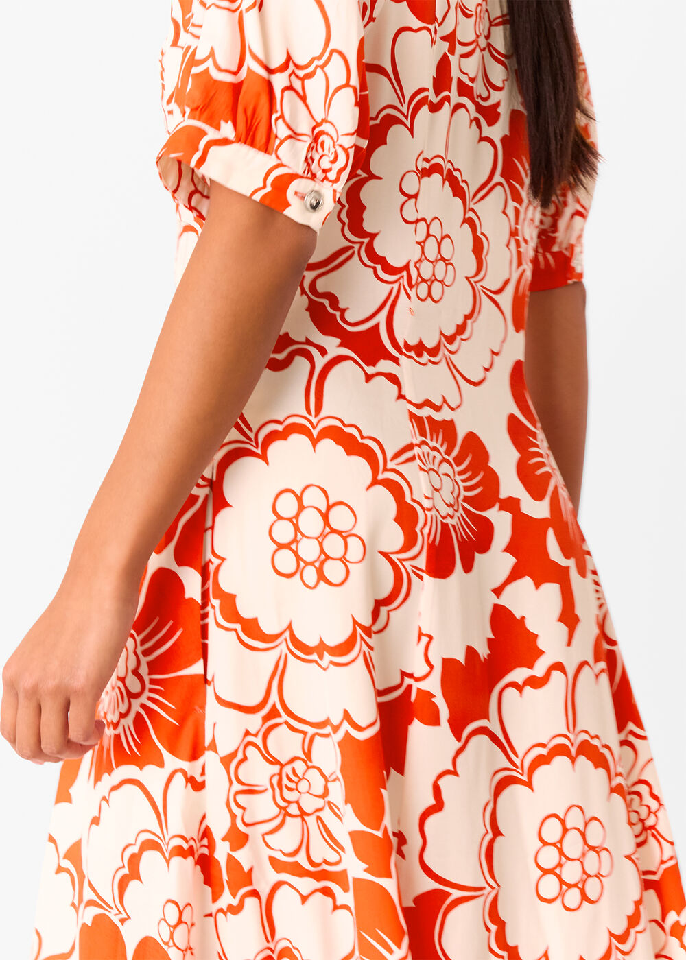 Petite Bloom Floral Midi Dress