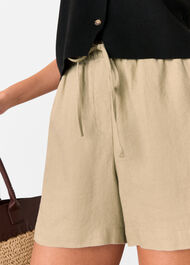 Linen Elasticated Short