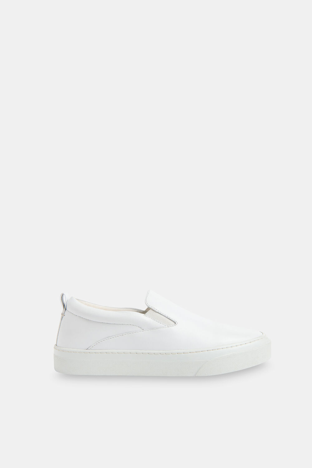 White Kinsley Slip On Trainer