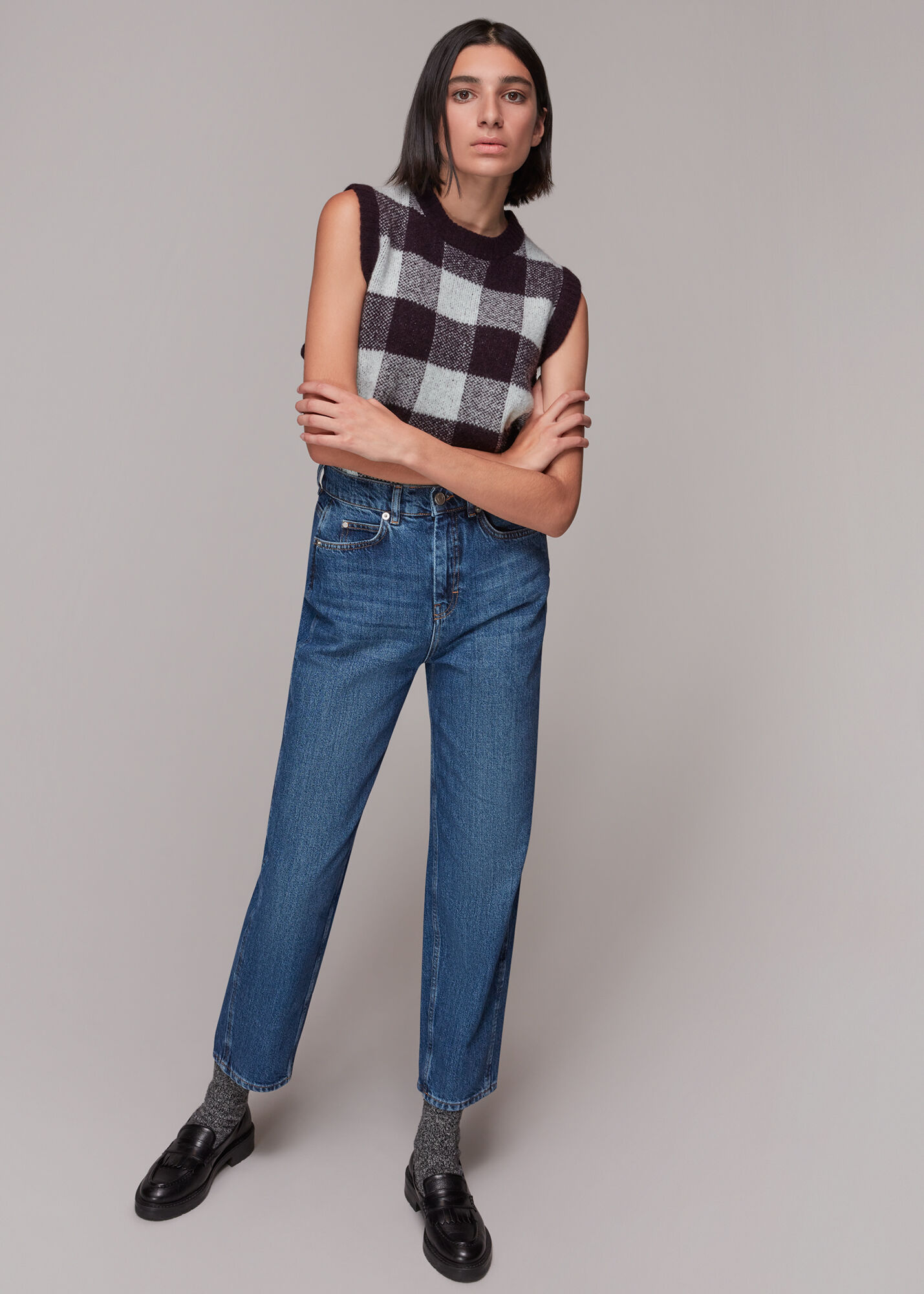 Denim Tall Authentic Barrel Leg Jean WHISTLES