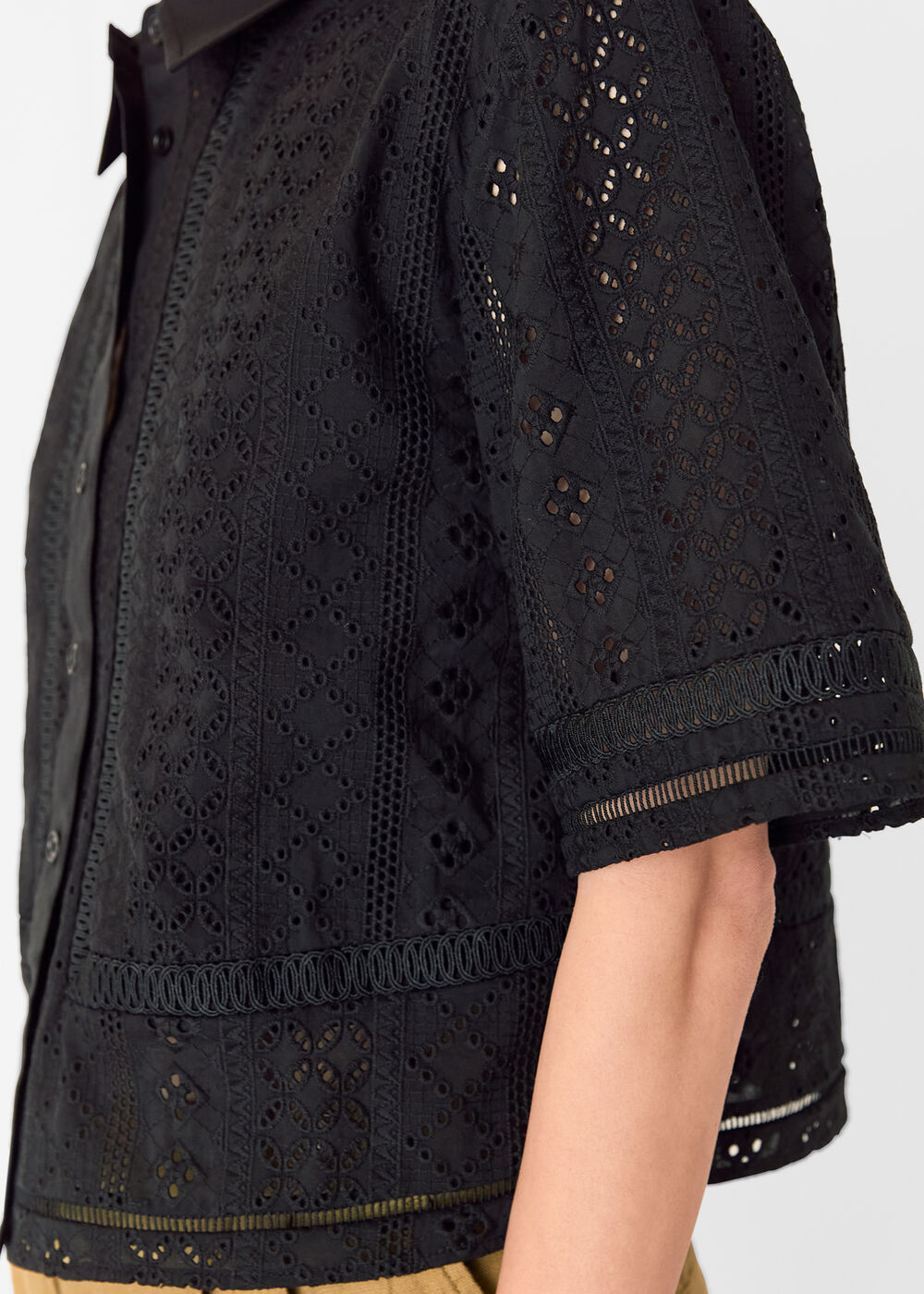 Broderie Cotton Shirt