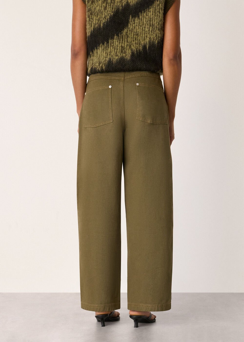 Barrel Mid Rise Trouser