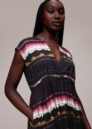 Amelie Shibori Trapeze Dress