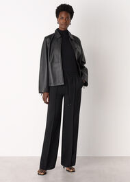 Fine Wool Mix Funnel Neck Knit