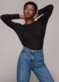 Deep Cuff Long Sleeve Top