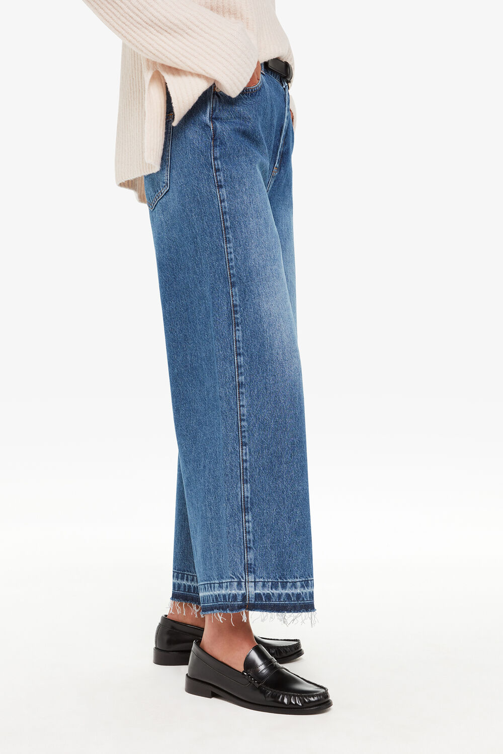 Authentic Raw Hem Jean