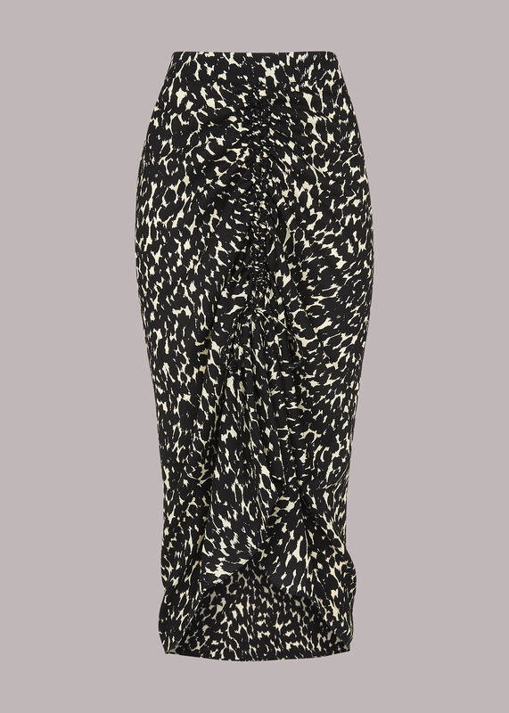 Sahara Cat Ruched Skirt