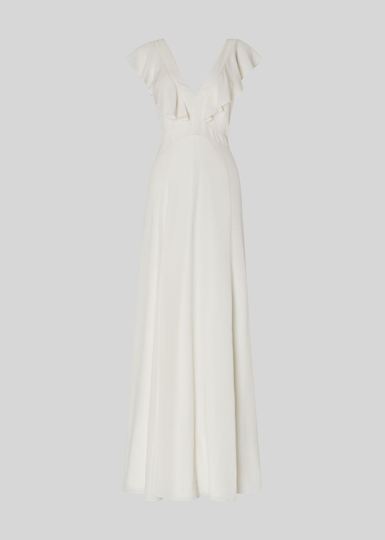 Eve Silk Wedding Dress White