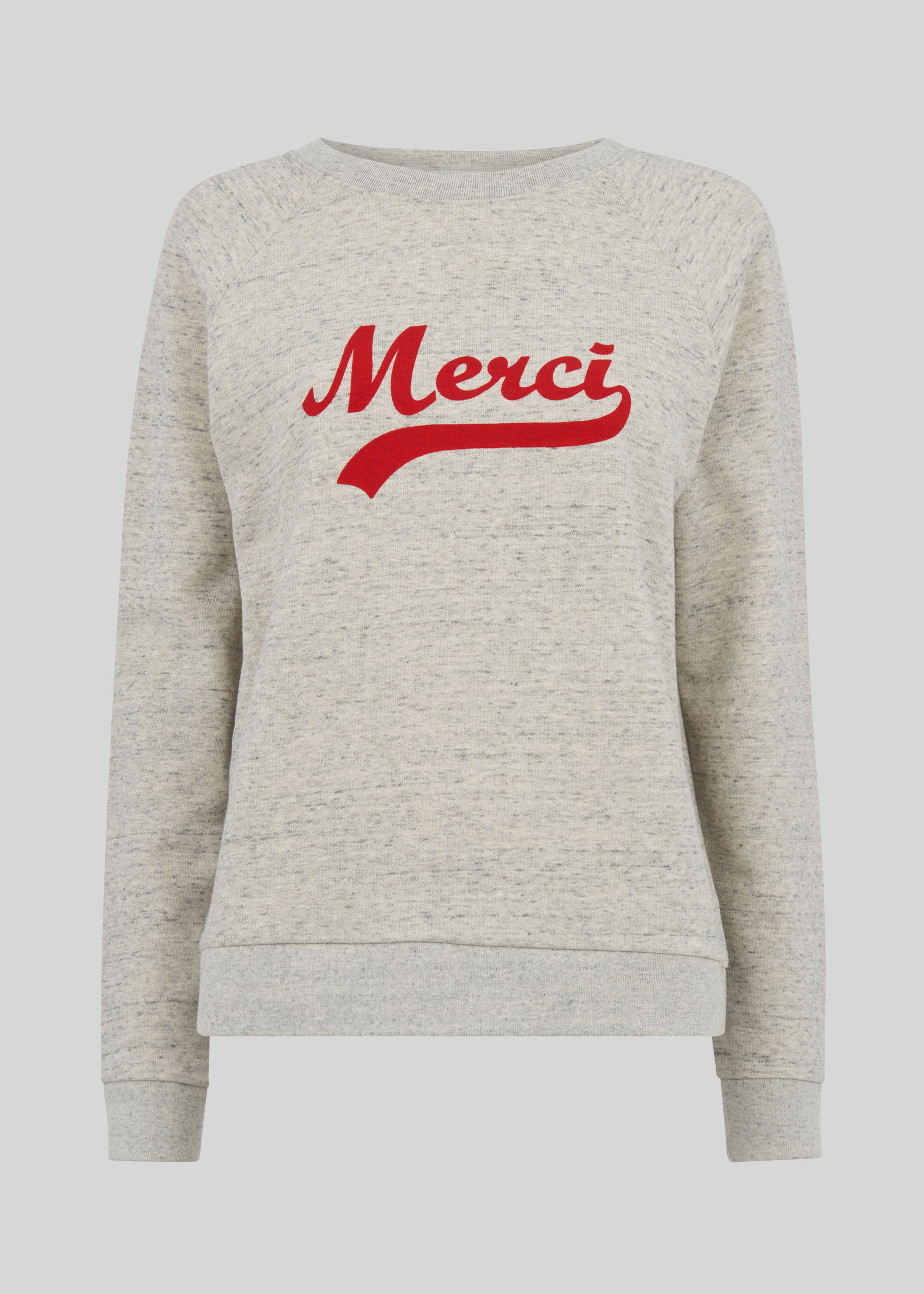 Merci Embroidered Sweatshirt